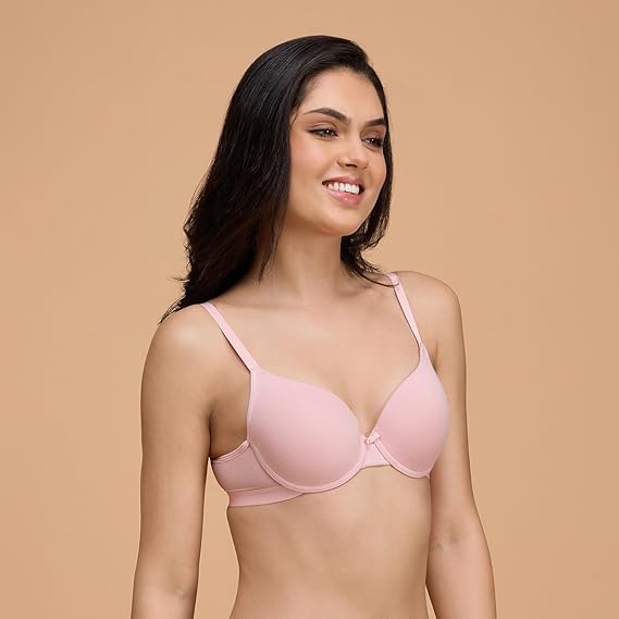 NYKD Encircled with Love Everyday Cotton Push-Up Bra for Women Wired, Full Coverage, Lightweight with Adjustable Straps – NYB249